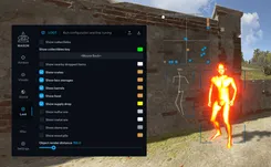 Interface of the Rust cheat by Mason (full) — section 4