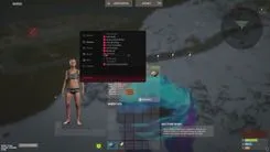 Interface of the Rust cheat by Memez — section 5