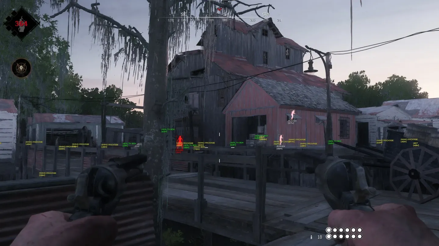 Hunt: Showdown gameplay with the Phoenix Full cheat — screenshot 1