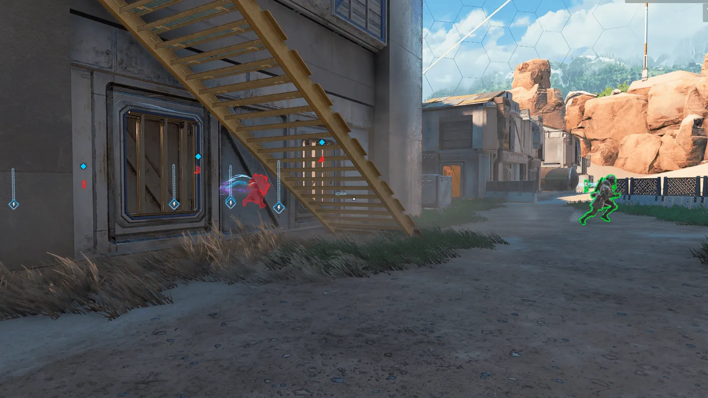 Apex Legends gameplay with the Phoenix X-RAY cheat — screenshot 1