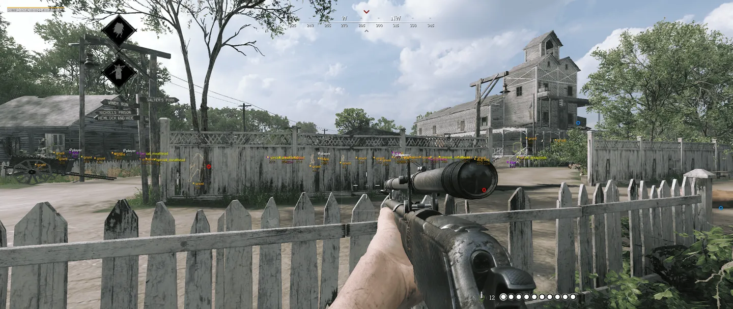 Hunt: Showdown gameplay with the Mason cheat — screenshot 1