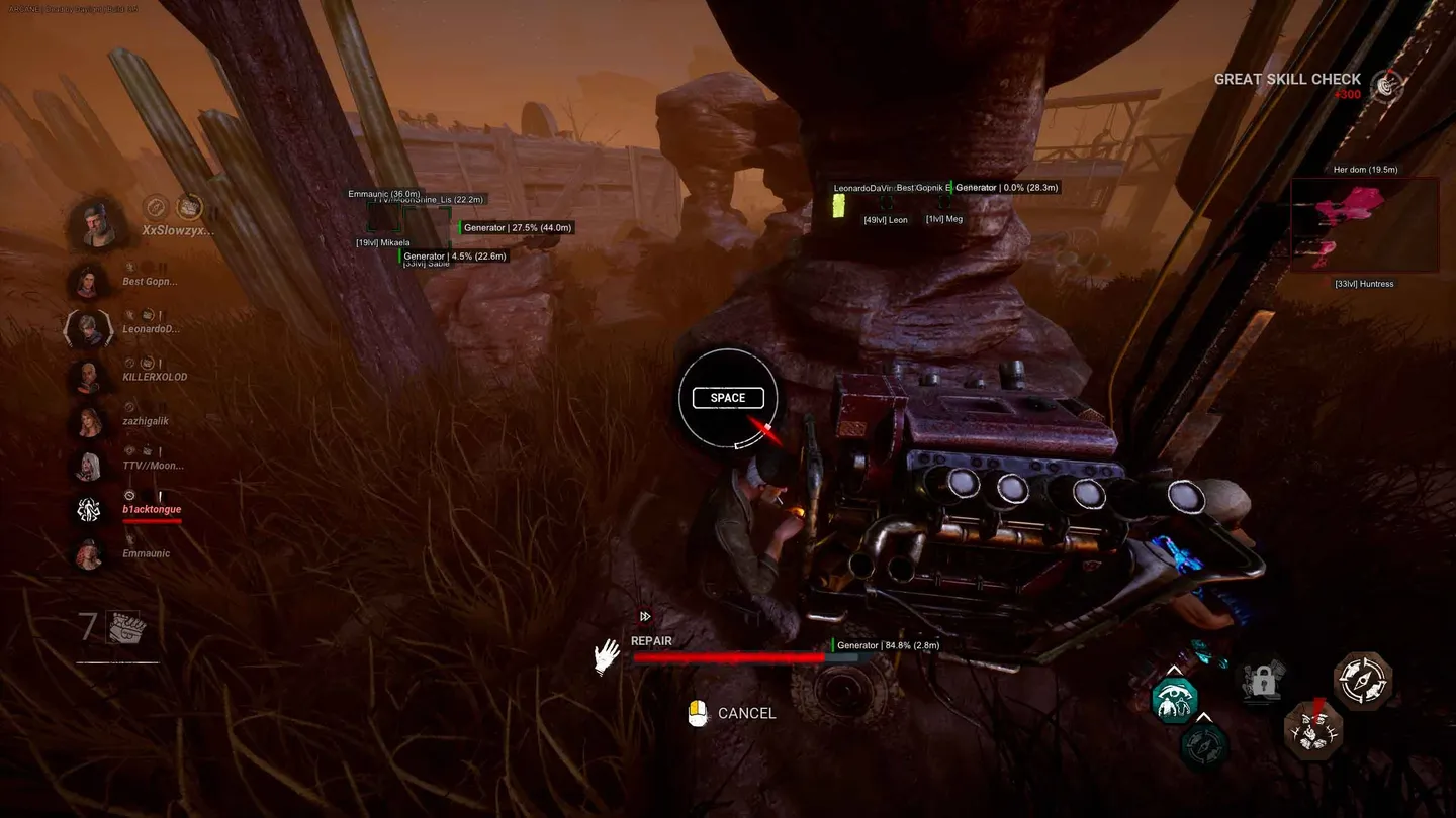 Dead by Daylight gameplay with the Arcane cheat — screenshot 4