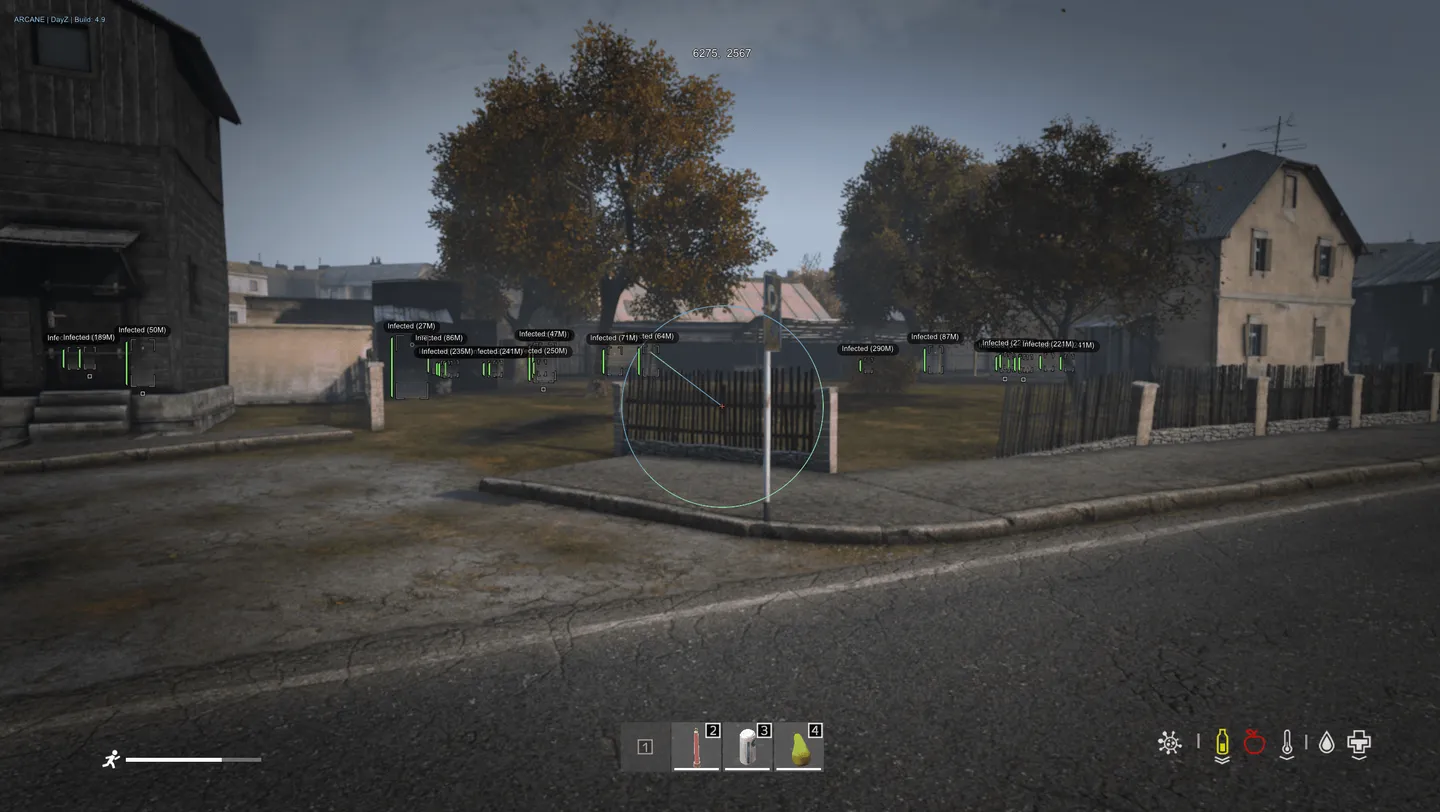 DayZ gameplay with the Arcane cheat — screenshot 5
