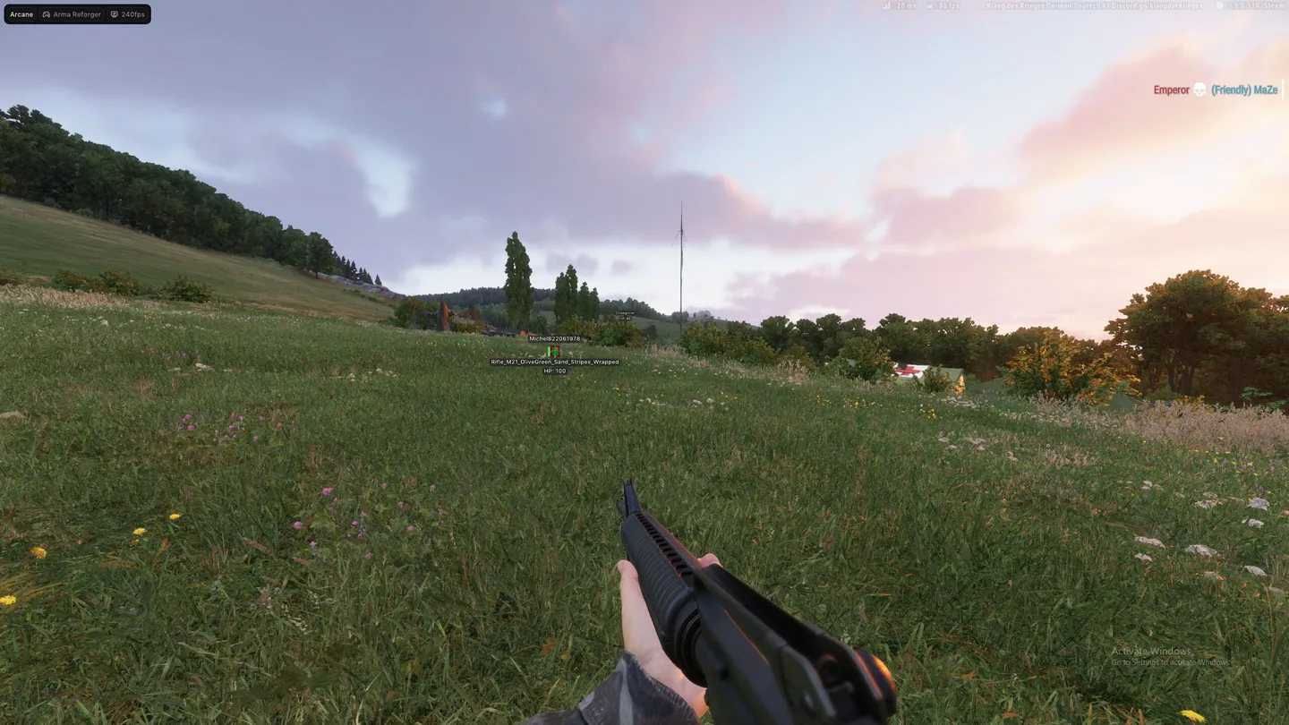 Arma Reforger gameplay with the Arcane cheat — screenshot 5