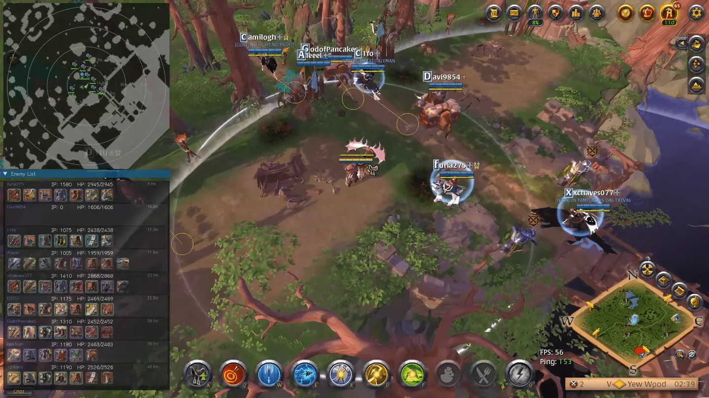 Albion Online gameplay with the PSYC radar — screenshot 6