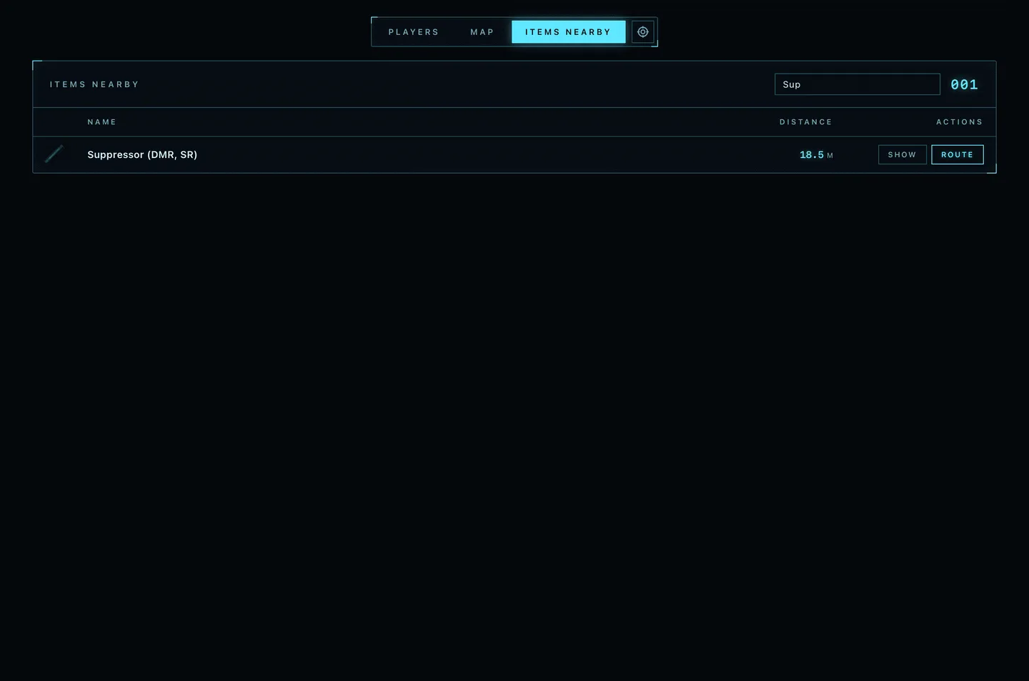Interface of the PUBG cheat by Arcane — section 14