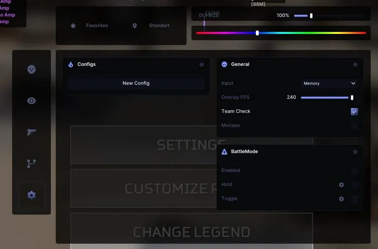Cheat screenshot
